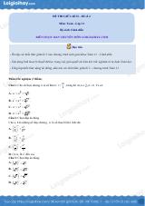 Đề thi giữa kì 2 Toán 11 Cánh diều - Đề số 2